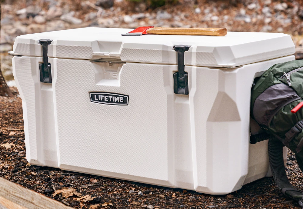 outdoor metal cooler box